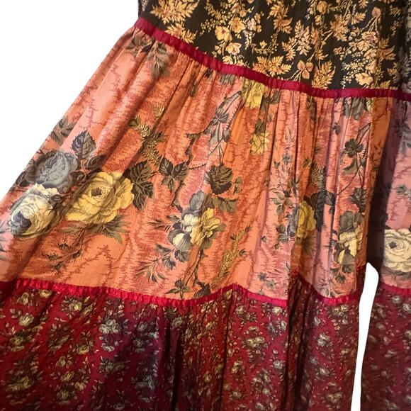 Vintage Young Edwardian Prairie Boho Dress Size 5 - Picture 7 of 7